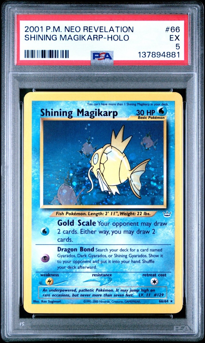 Shining Magikarp 66/64 Neo Revelation Holo for sale online | eBay