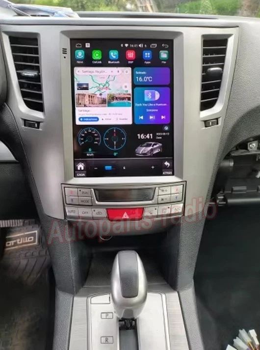 9.7" For 2009-2014 Subaru Outback Legacy Android 14 Carplay Car Stereo Radio GPS Foto 4 de 4