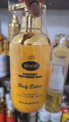 Skin Secret HC Whitening Milk Bodylotion, Serum, Gesichtscreme und Wäsche 500 ml