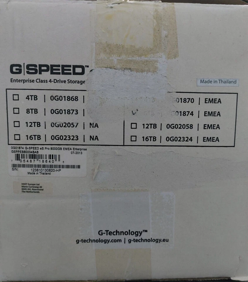 G-Technology G-Speed eS PRO 8TB externe Festplatte - Bild 4 von 4