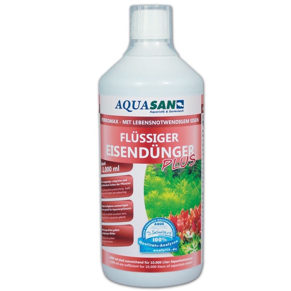 (19,99€/L) Aquasan Ferromax 1000 Ml FlüSsiger EisendüNger AquariumpflanzendüNger-image