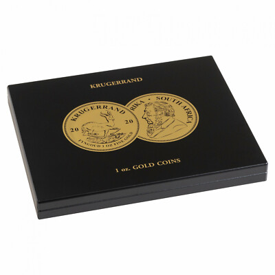 Leuchtturm Münzkassette Münzbox für 30 x 1 Oz Krügerrand Gold Münzen 363743