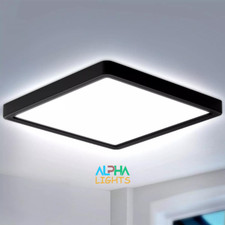 36W LED Ceiling Light, Black Square Ultra Thin Ceiling light