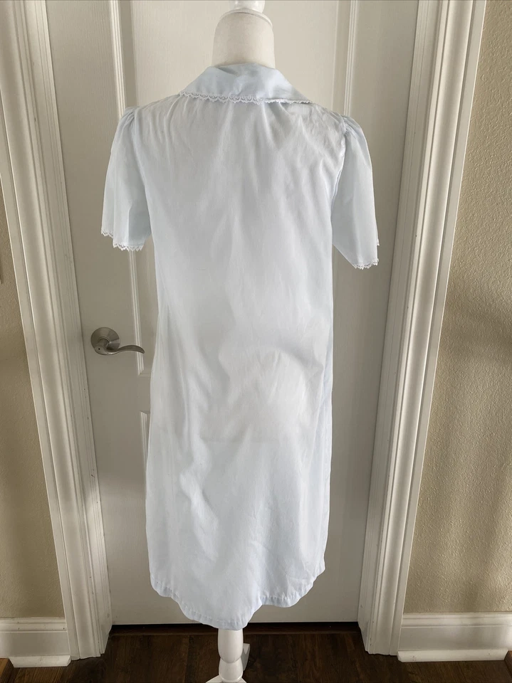 Camisón bordado de encaje mediano para mujer PERSONAJE VINTAGE para Saks 5th Ave D2 Foto 4 de 4