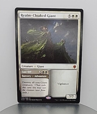 MTG Realm-Cloaked Giant   Cast Off Throne of Eldraine 026/269 Regular Mythic