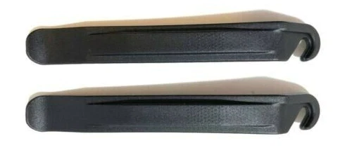 Paquete de 2 (dos) palancas de eliminación de cambio de neumático/tubo de bicicleta - negro Foto 4 de 4