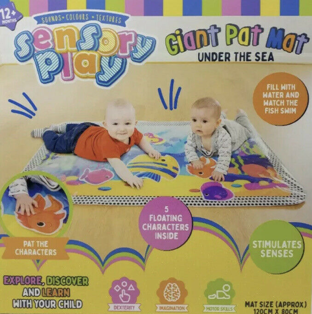 under the sea tummy time mat