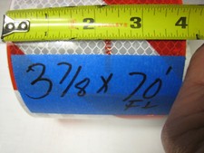RED WHITE STRIPE Reflective Conspicuity Tape 3-7/8"x70'