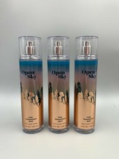 Bath  Body Works Open Sky Fragrance Mist Full Size 8oz. Set of 3 705