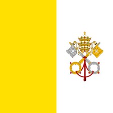  NOT A PATCH Vatican City Country Flag HTV Heat Transfer Vinyl Iron On
