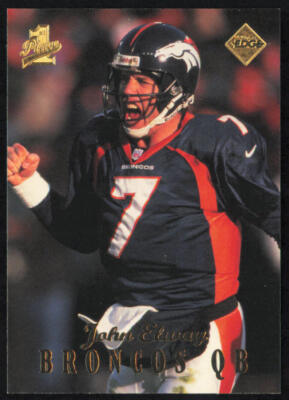 John Elway 1998 Collector's Edge First Place Record Setters #70 Denver Broncos