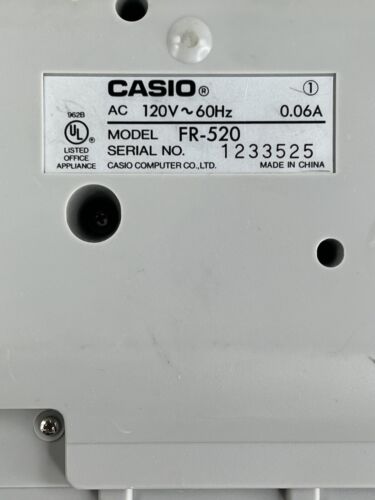 Casio Calculator Model FR-520gy 12-Digit - Picture 6 of 17
