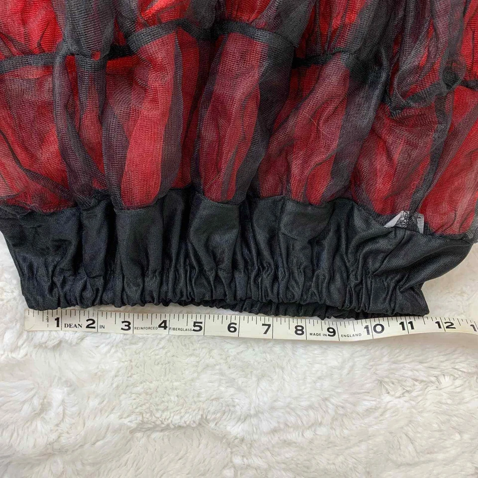 Tutu 红色和黑色衬裙 均码 适合 最弹性 腰部 Spirit 万圣节 — 第 4/4 张图片