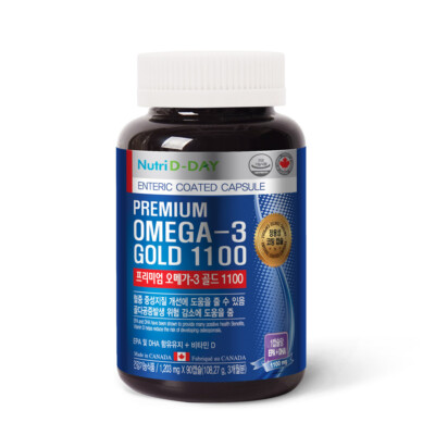 Nutri D-Day Premium Omega -3 Gold 1100 1203mg * 90EA