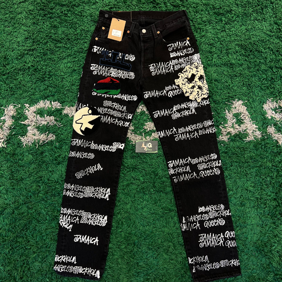 デニムSTUSSY DENIM TEARS デニム パンツ W30