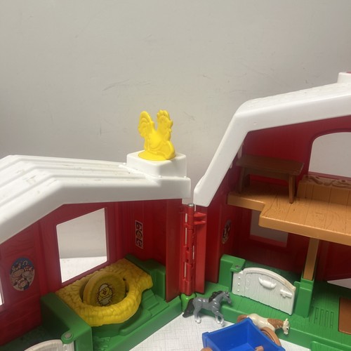 Vintage Fisher-Price Little People FARM Barn Playset with accessories - Picture 13 of 21
