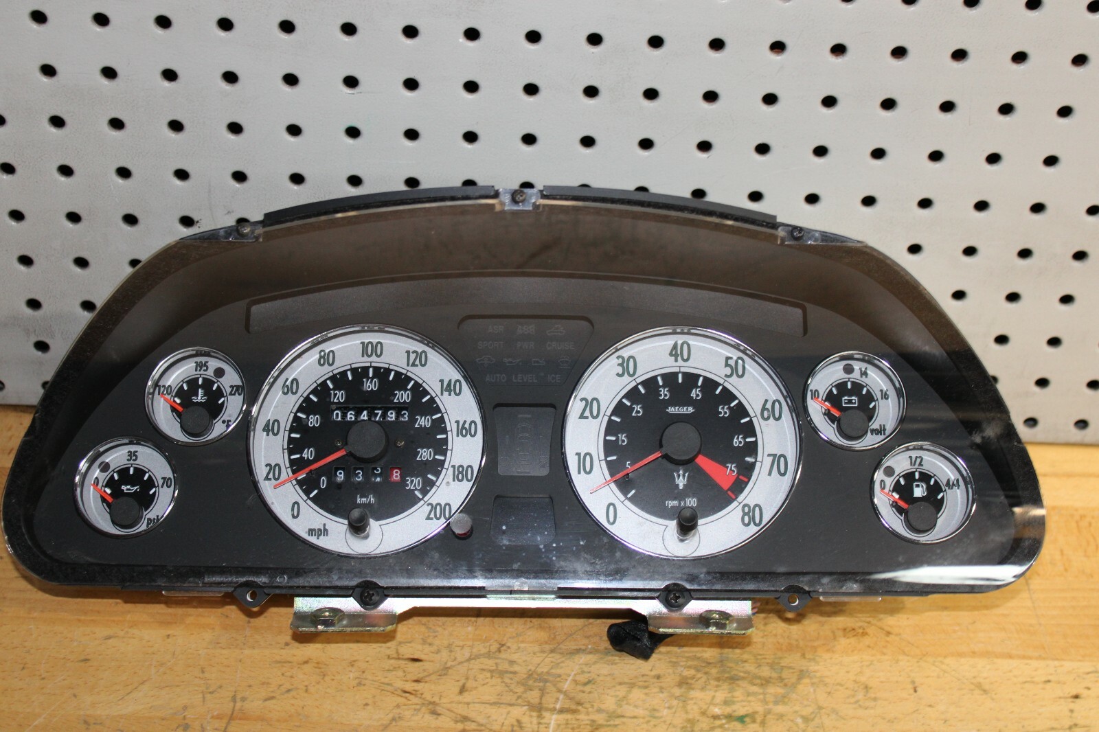 2002 Maserati M138 Coupe Cambiocorsa Speedometer Instrument Cluster 