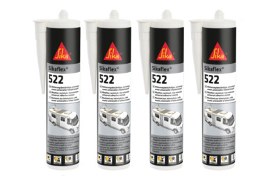 4x Sikaflex -522 WEISS - 300ml Sika522 Sikaflex-522 white 4er 4-er Set weiß