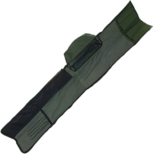 Eco 2+2 fishing rod holdall 2 made up rods + 2 more 6ft sections + 1