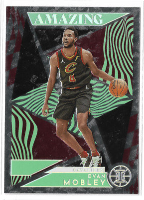 2021-22 Panini Illusions Amazing Emerald #3 Evan Mobley Cleveland Cavaliers USC