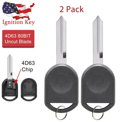 2 For 20042016 Ford F150 F250 F350 Ignition Chip Car Key Transponder