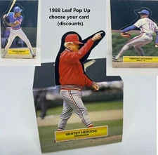 1988 Leaf Donruss MLB All Star Game POP UPS - PICK YOUR CARD