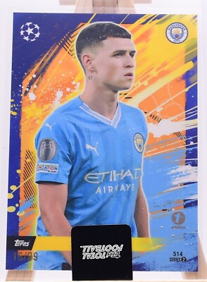 Phil Foden /99 Next Goal Wins Topps Total Football 2023/24