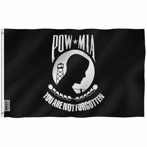 Anley Fly Breeze 3x5 Foot US of America, POW/MIA and 5 Military Branch Flags - Picture 4 of 11
