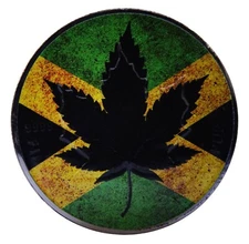Canadian Maple Leaf Colorized and Ruthenium Plated Coin