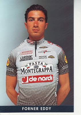 CYCLING cycling card FORNER EDDY team DE NARDI PASTA MONTEGRAPPA 2001
