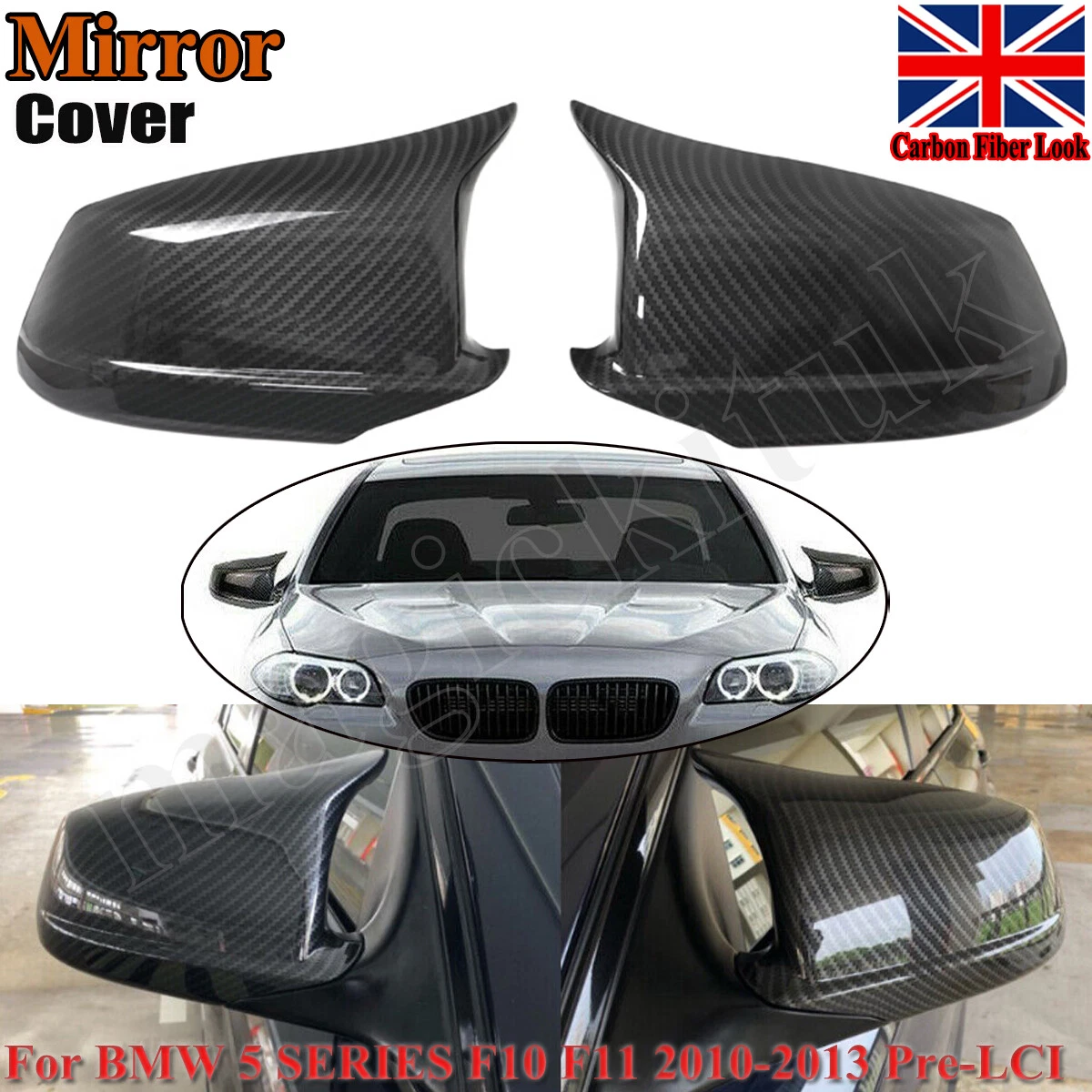 Bmw 5 series wing mirror deals cover