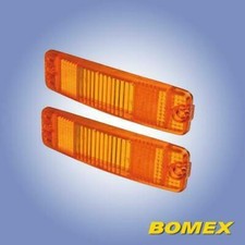 Blinkergläser, Paar, gewölbt, orange, Ersatzteile für VW Käfer      