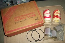 VINTAGE DIAGNOSTICS SUN ELECTRIC CORP. SECONDARY FILTER TUBE BOX & NOS CONTENTS