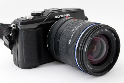 Olympus Pen E-PL2 12.3MP 14-42mm Lentille Set Noir [ EXC Avec / 8GB Carte SD - Photo 3 sur 10