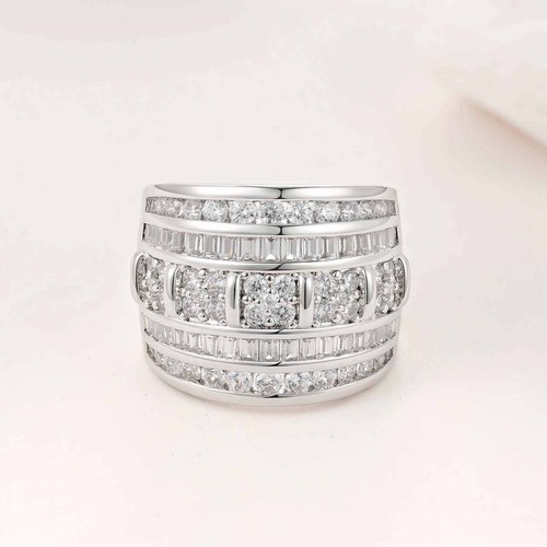 3.5CT Engagement Promise Ring Statement Rings for Women CZ Jewelry Gift Sz 7 - Picture 2 of 7