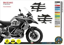 2 Adesivi Fianco Serbatoio Moto BMW R 1200 1250 gs adventure macchia BM GS MA3