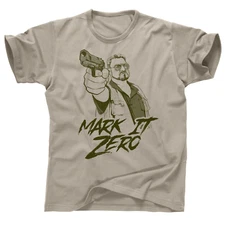 Walter Sobchak The Big Lebowski Mark It Zero Over The Line Bowling Balls T Shirt