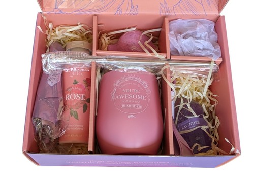 Rose Crystals Gift Set with Tumbler Candle Lavender Soap Chakra Balancing & More - Picture 14 of 20