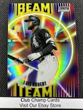 2022 #BT-23 Luis Robert Topps Stadium Club Chrome Baseball Beam Team White Sox