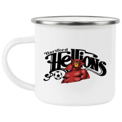 Hartford Hellions Camping Mug 12 oz. Enamel | MISL Soccer Team