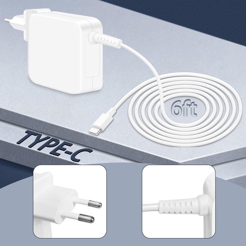 61W USB-C Charger for MacBook Pro With built-in protection against overcharging - Zdjęcie 4 z 6