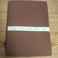 Organic Natemia Fitted Twin Cinnamon Colored Jersey Cotton 39x75 