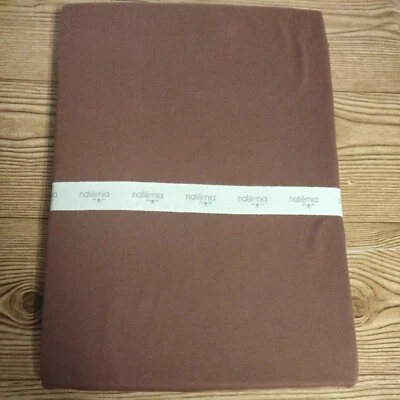 Organic Natemia Fitted Twin Cinnamon Colored Jersey Cotton 39x75