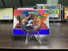 2022 Panini Prizm WWE Red White & Blue Prizm Jerry Lawler #90
