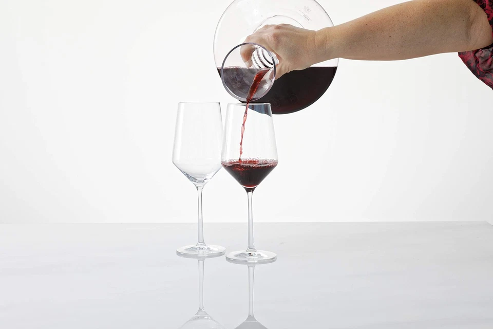 Jarra Pollux de vidrio hecha a mano Zwiesel 1872, 1 litro Foto 4 de 4