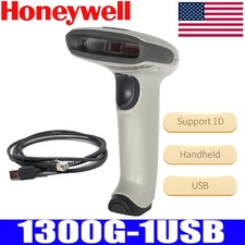 Honeywell 1300G-1USB Handheld Linear Imager USB Cable Inventory Barcode Scanner