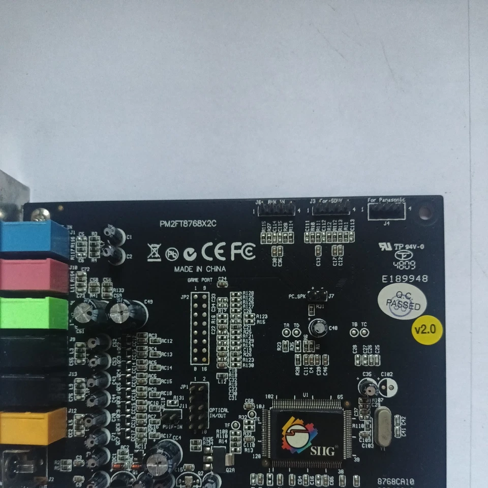 SIIG SoundWave PCI (IC710012-S2) Sound Card  Digital 7.1 surround card.  - Image 3 of 4