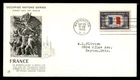 Mayfairstamps US FDC 1943 Flag of France La Marsellaise First Day Cover aaz_7275