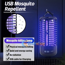 New USB Rechargeable Mosquito Zapper No Insect Fly Bug Killing Lamp for Night