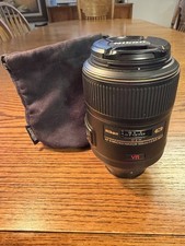 Nikon AF-S Micro Nikkor 105mm F1/2.8 VR G ED Excellent Condition